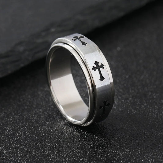 Rotatable Metal Cross Ring
