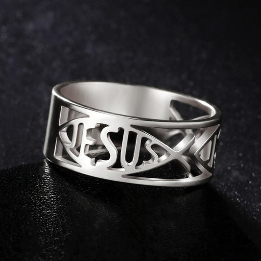 Jesus Fish Ring