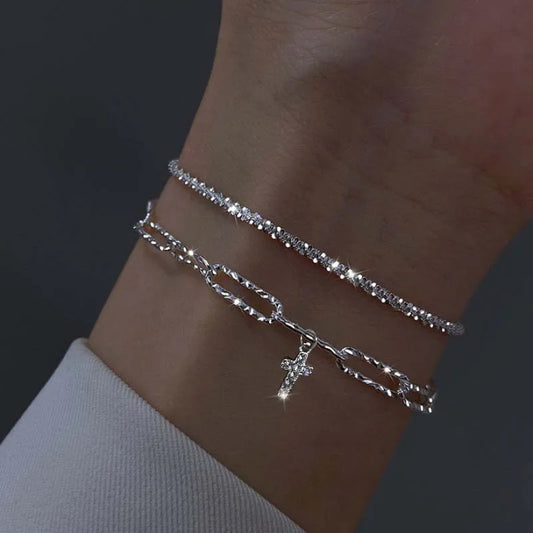 Cross Sparkling Bracelet