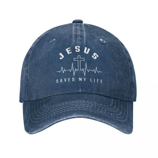 Jesus Saved My Life Baseball Cap