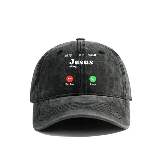 Jesus Christ Christianity Jesus Is Calling Baseball Cap