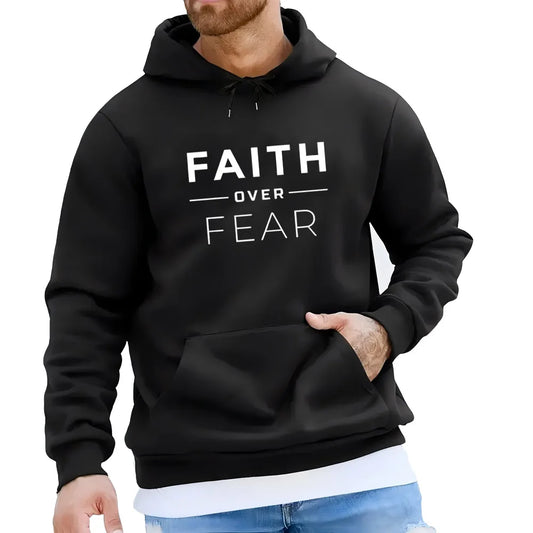 Men's Faith over Fear Graphic Hoodie